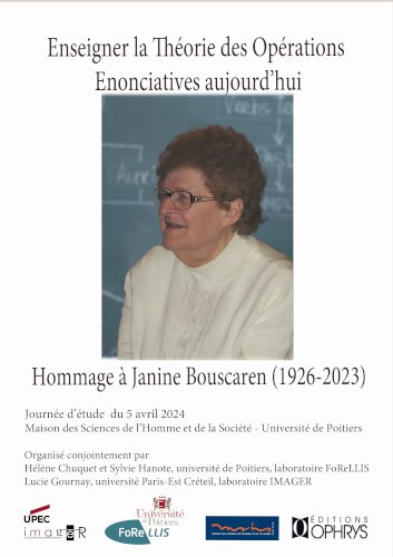 JE Hommage Janine Bouscaren FoReLLIS