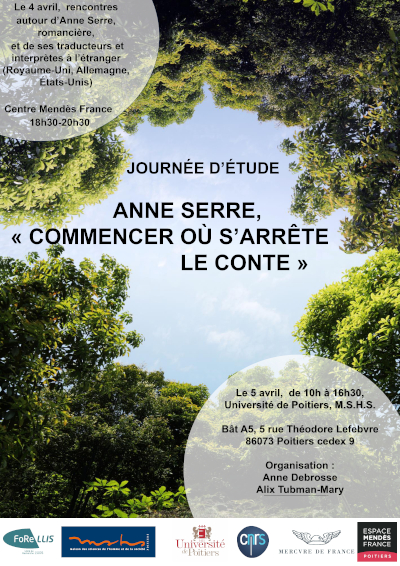 Affiche JE Anne Serre